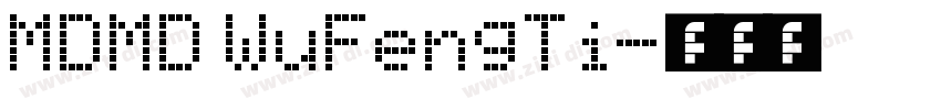 MDMD WuFengTi字体转换